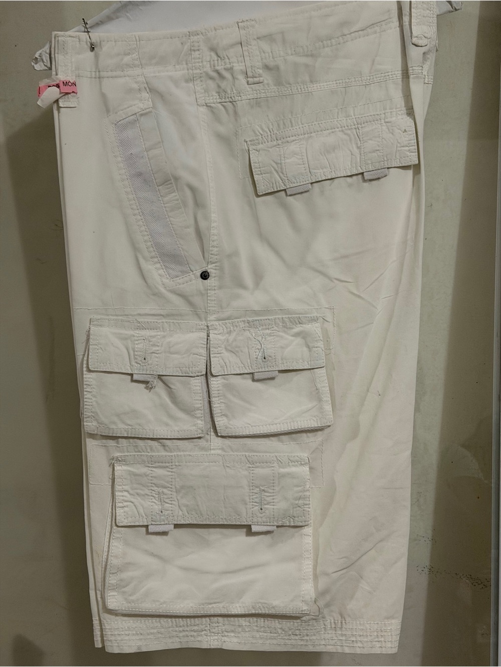 Ralph Lauren Off-White Embroidered Cargo Skirt